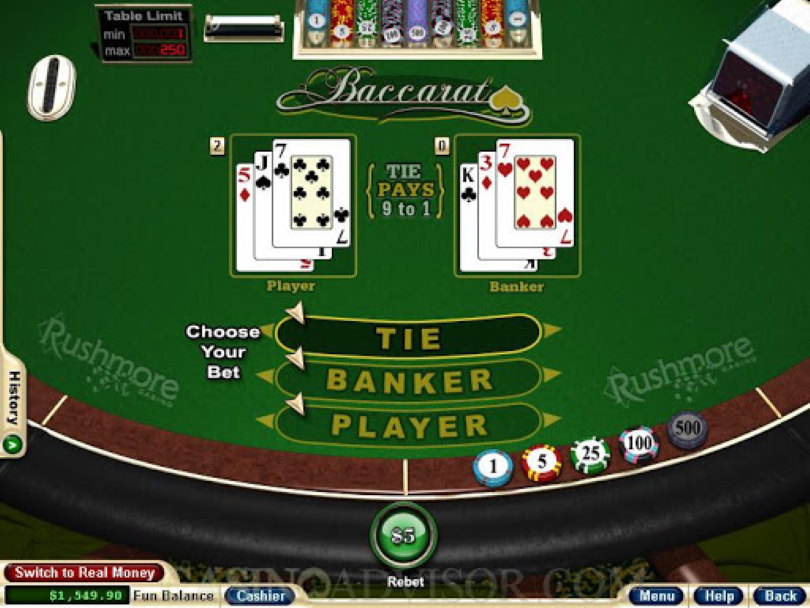 Baccarat Card Game Online